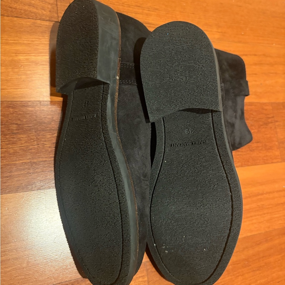 Isabel Marant Black Suede Ankle Boots worn once excellent condition! - Picture 11 of 12